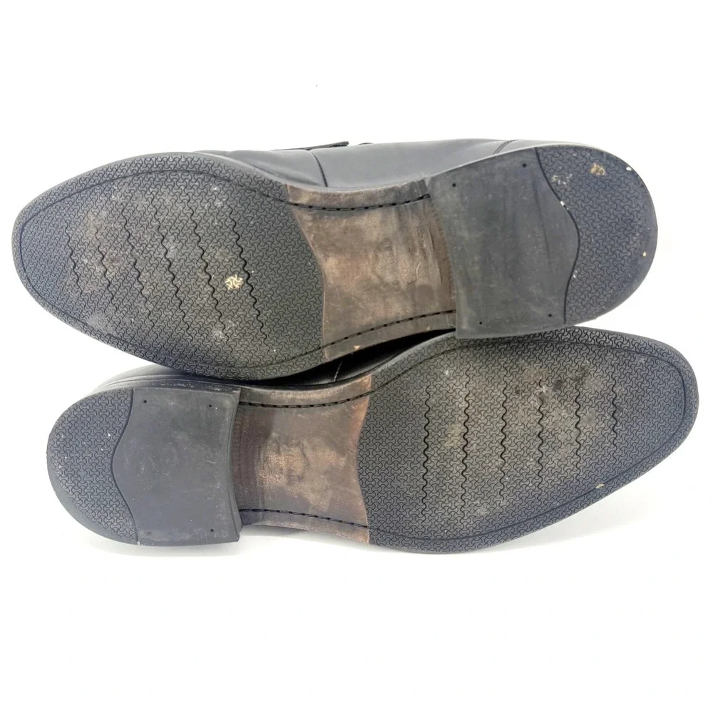 Cole Haan Warner Grand 360 Penny Loafers Men 11 Blk Leather Dress Shoes British